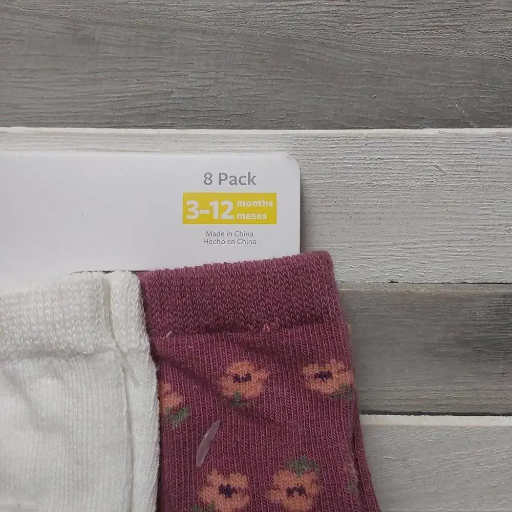 Baby Girls' 8pk Floral Crew Socks | Carters | 3-12 mos